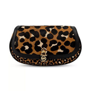 Michael Kors Leopard-Print Haircalf Leather Belt Bag Leopard Crossbody L / XL